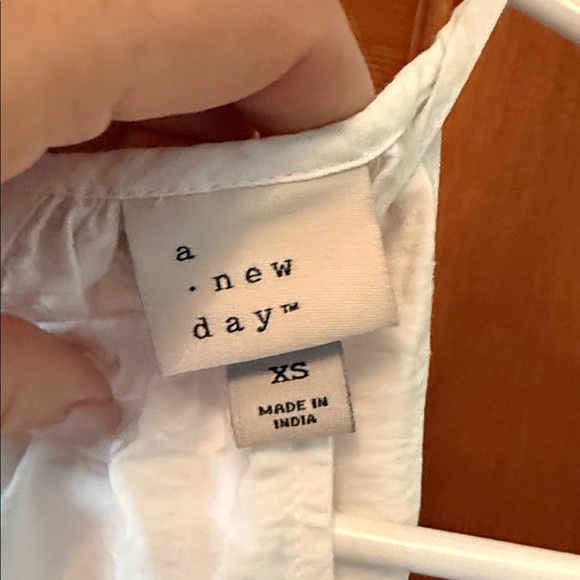 a new day White Women's Tank Top - Picture 2 of 3